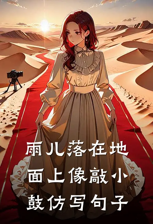 雨儿落在地面上像敲小鼓仿写句子